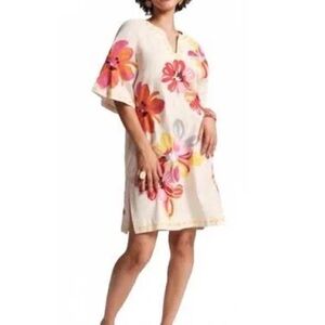 Frances Valentine Floral charming mini caftan